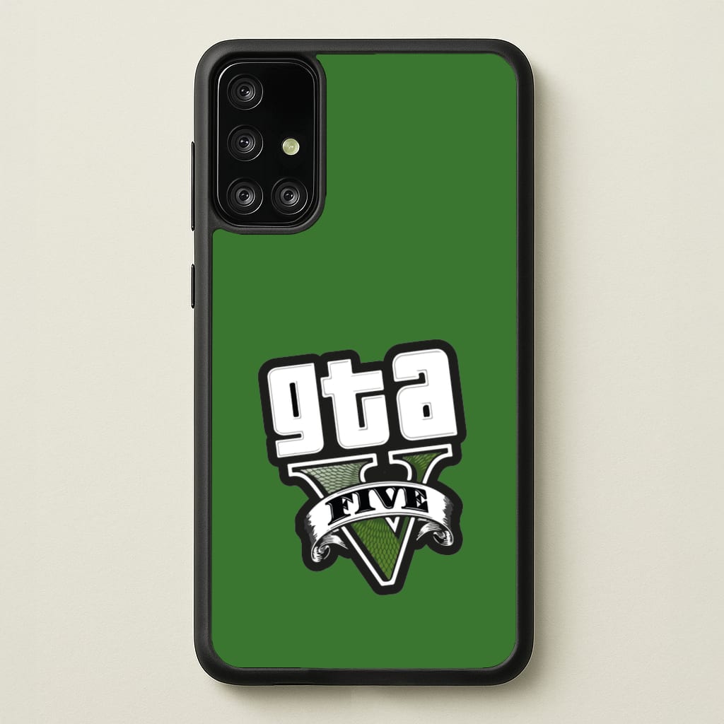 Green Five - Video Game  - GTA Phone Case for Galaxy A71