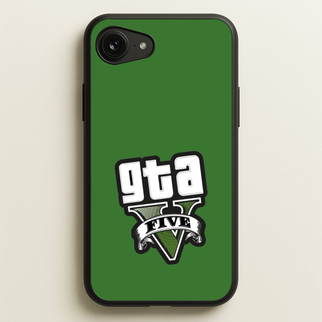 Green Five - Video Game  - GTA Phone Case for iPhone 16e