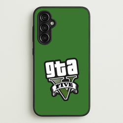 Green Five - Video Game  - GTA Phone Case for Galaxy A14