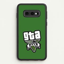 Green Five - Video Game  - GTA Phone Case for Galaxy S10e
