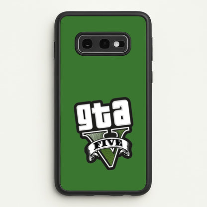 Green Five - Video Game  - GTA Phone Case for Galaxy S10e