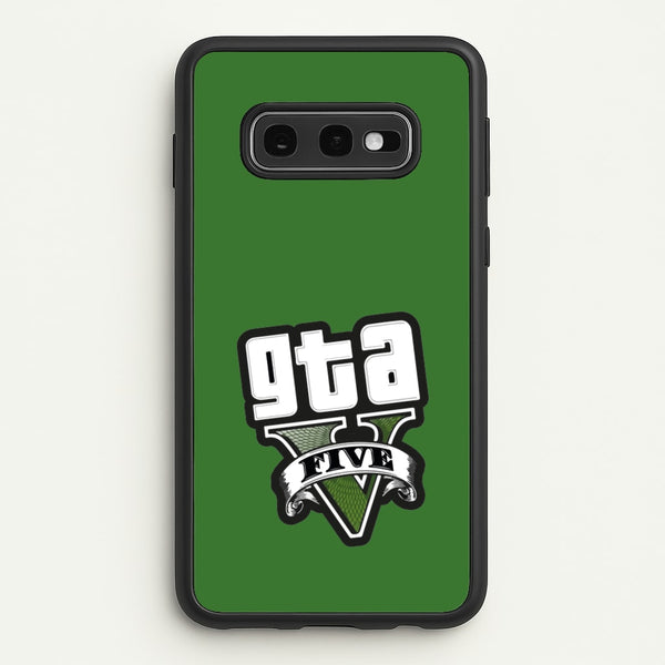 Green Five - Video Game  - GTA Phone Case for Galaxy S10e