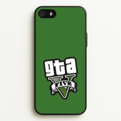 Green Five - Video Game  - GTA Phone Case for iPhone 5 / 5s / SE 2016