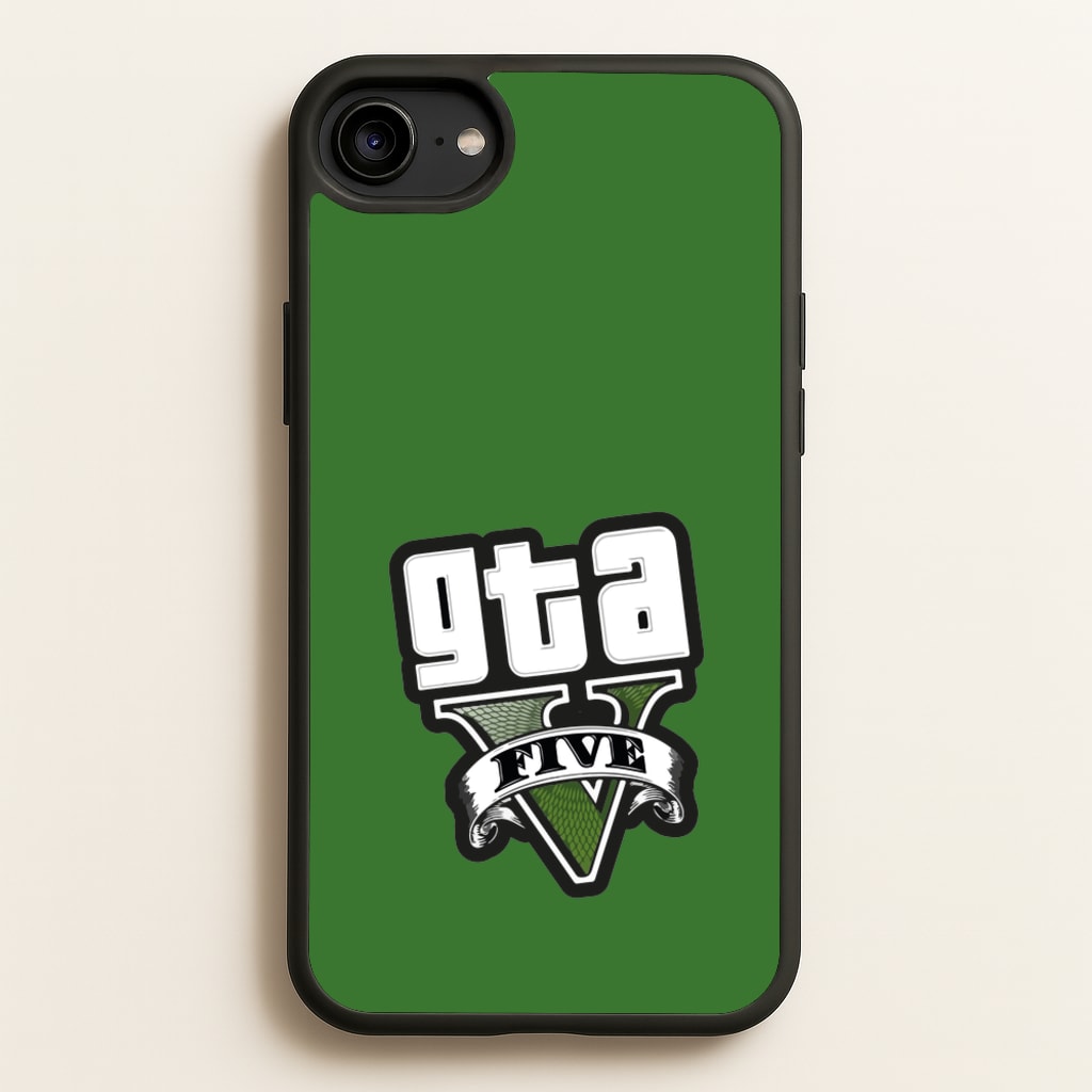 Green Five - Video Game  - GTA Phone Case for iPhone 6 / 7 / 8 / SE