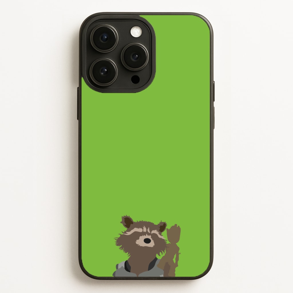 Rocket Raccoon And Groot - GOTG Phone Case