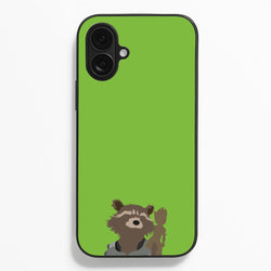Rocket Raccoon And Groot - GOTG  - Marvel Phone Case for iPhone 16 Plus