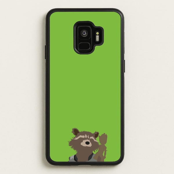 Rocket Raccoon And Groot - GOTG  - Marvel Phone Case for Galaxy S9