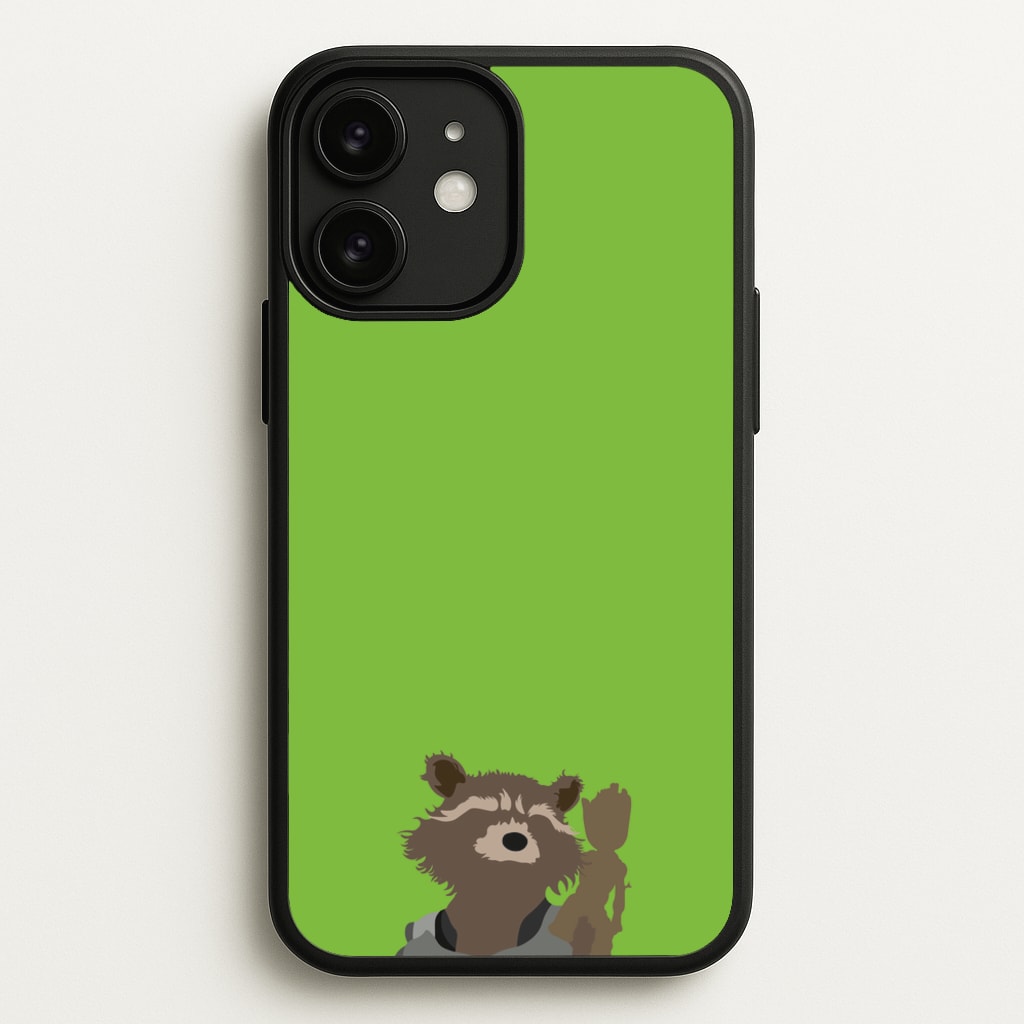 Rocket Raccoon And Groot - GOTG  - Marvel Phone Case for iPhone 11