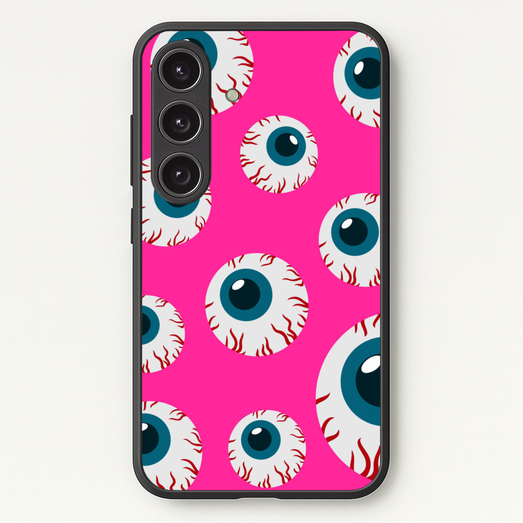 Spooky Eye Pattern  -  Phone Case for Galaxy S24
