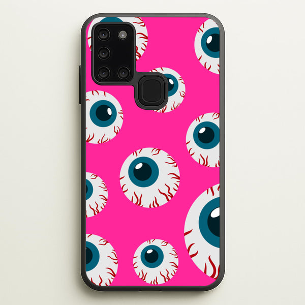 Spooky Eye Pattern  -  Phone Case for Galaxy A21s
