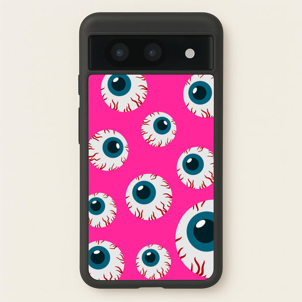 Spooky Eye Pattern  -  Phone Case for Google Pixel 8a