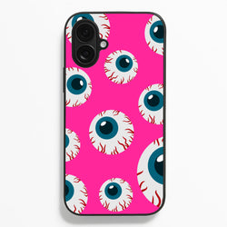 Spooky Eye Pattern  -  Phone Case for iPhone 16 Plus