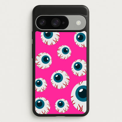 Spooky Eye Pattern Phone Case for Google Pixel 10 / 10 Pro