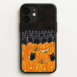 Black Cats & Lanterns - Halloween  -  Phone Case for iPhone 11