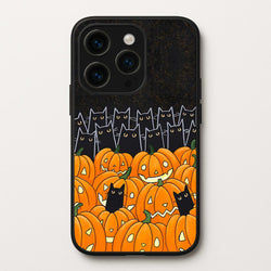 Black Cats & Lanterns - Halloween  -  Phone Case for iPhone 14 Pro Max