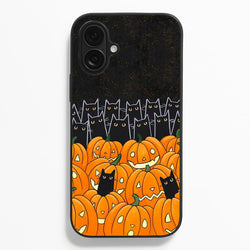Black Cats & Lanterns - Halloween  -  Phone Case for iPhone 16 Plus