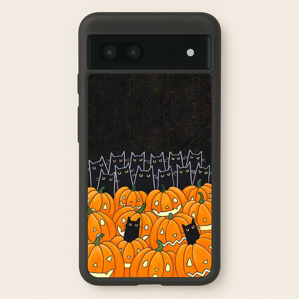 Black Cats & Lanterns - Halloween  -  Phone Case for Google Pixel 6a