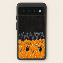 Black Cats & Lanterns - Halloween  -  Phone Case for Google Pixel 7 Pro