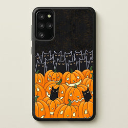 Black Cats & Lanterns - Halloween  -  Phone Case for Galaxy S20 Plus