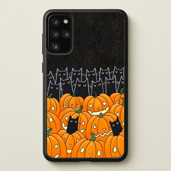 Black Cats & Lanterns - Halloween  -  Phone Case for Galaxy S20 Plus
