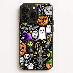 Colourful Halloween Pattern Phone Case