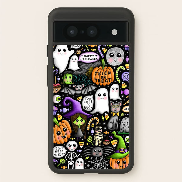 Colourful Halloween Pattern  -  Phone Case for Google Pixel 8