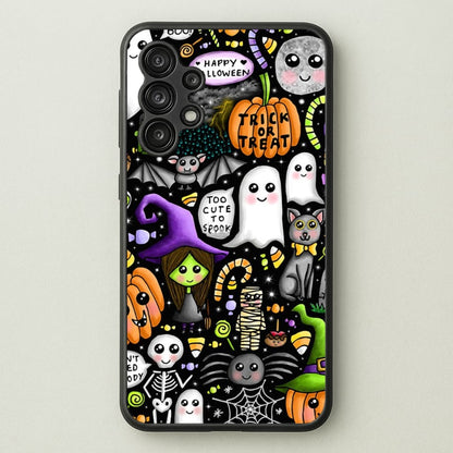 Colourful Halloween Pattern  -  Phone Case for Galaxy A13