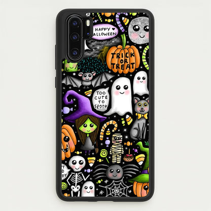 Colourful Halloween Pattern  -  Phone Case for Huawei P30 Pro