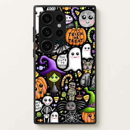 Colourful Halloween Pattern  -  Phone Case for Galaxy S24 Ultra