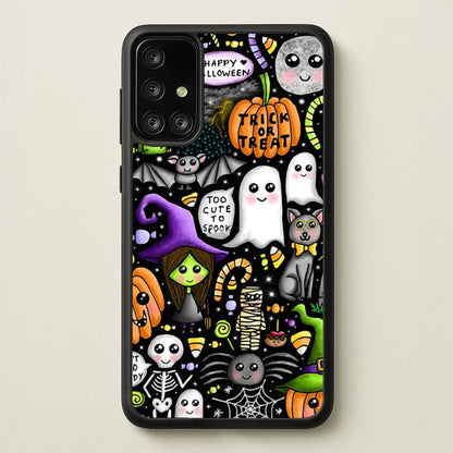 Colourful Halloween Pattern  -  Phone Case for Galaxy A71