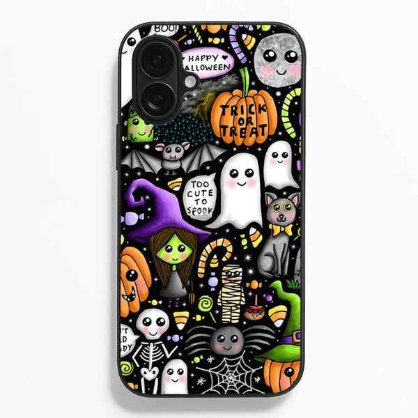 Colourful Halloween Pattern  -  Phone Case for iPhone 16 Plus