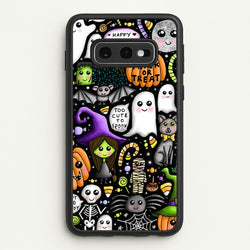 Colourful Halloween Pattern  -  Phone Case for Galaxy S10e