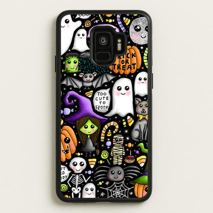 Colourful Halloween Pattern  -  Phone Case for Galaxy S9