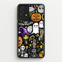 Colourful Halloween Pattern  -  Phone Case for Galaxy A52 / A52s