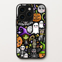 Colourful Halloween Pattern  -  Phone Case for iPhone 15 Pro