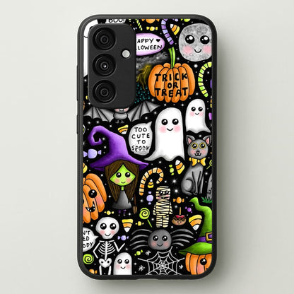 Colourful Halloween Pattern  -  Phone Case for Galaxy A55
