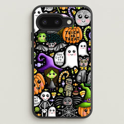 Colourful Halloween Pattern  -  Phone Case for Google Pixel 9a