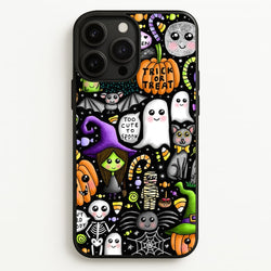 Colourful Halloween Pattern  -  Phone Case for iPhone 13 Pro Max