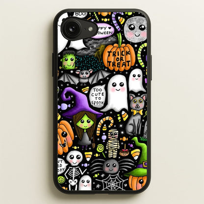 Colourful Halloween Pattern  -  Phone Case for iPhone 16e