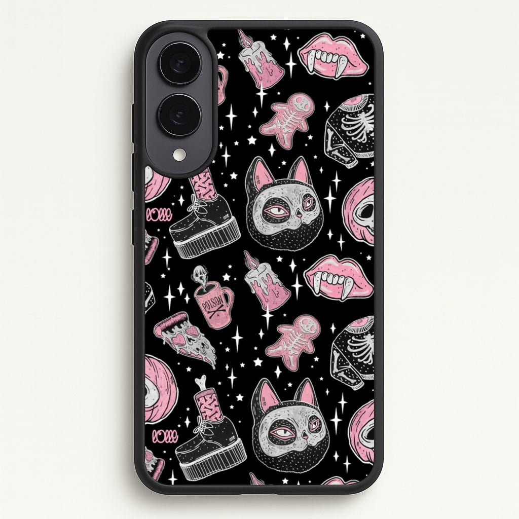 Spooks or Creeps Halloween  -  Phone Case for Galaxy S25 Edge