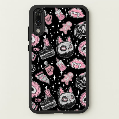 Spooks or Creeps Halloween  -  Phone Case for Huawei P20