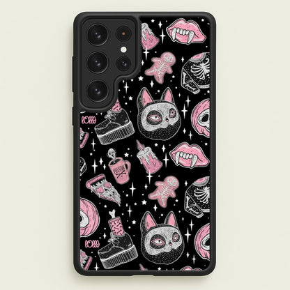 Spooks or Creeps Halloween  -  Phone Case for Galaxy S22 Ultra