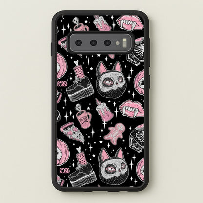 Spooks or Creeps Halloween  -  Phone Case for Galaxy S10