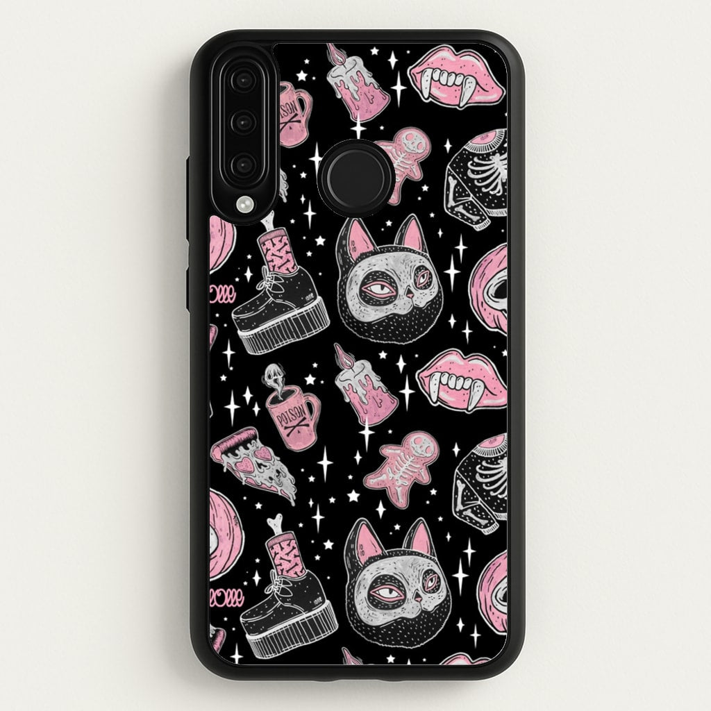 Spooks or Creeps Halloween  -  Phone Case for Huawei P30 Lite