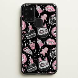 Spooks or Creeps Halloween  -  Phone Case for Galaxy A21s
