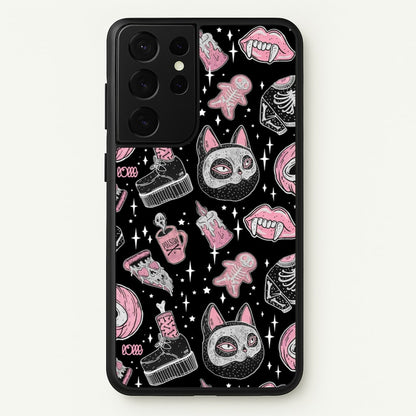 Spooks or Creeps Halloween  -  Phone Case for Galaxy S21 Ultra