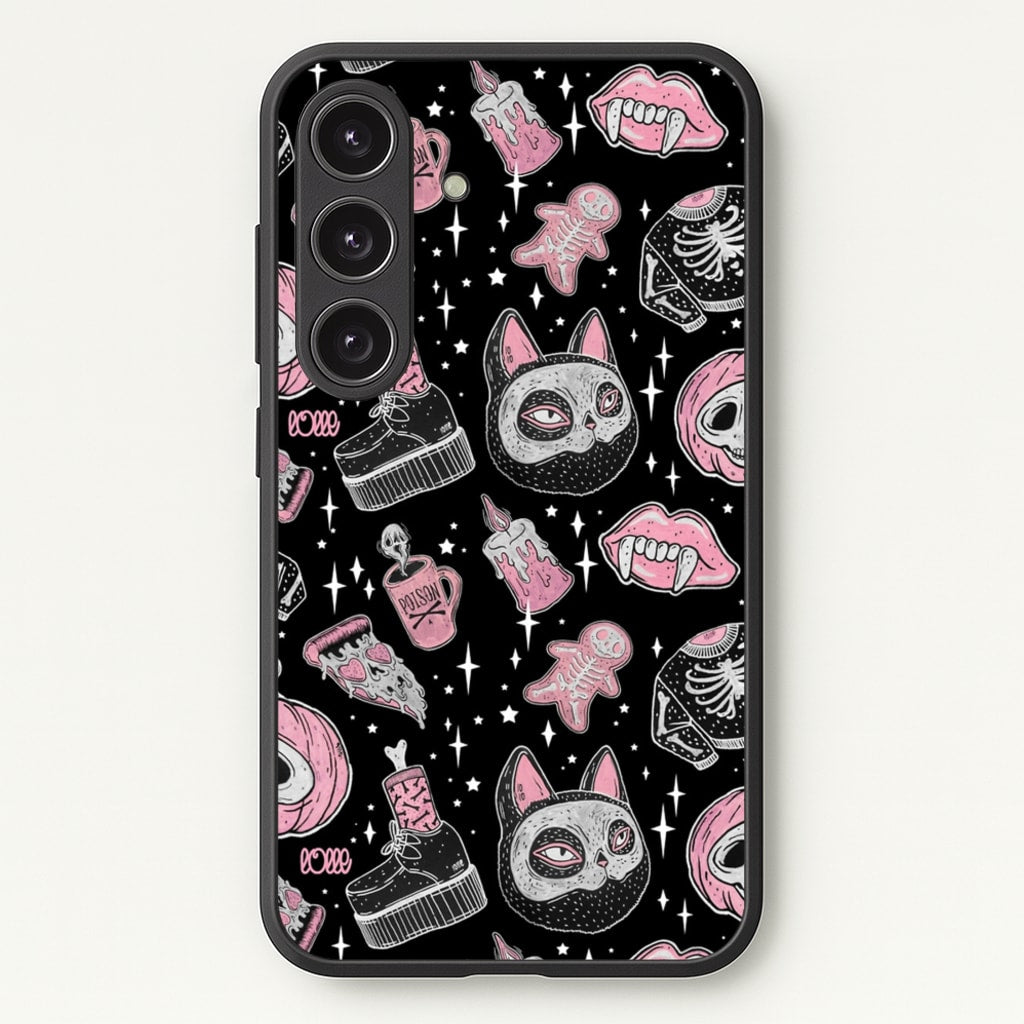 Spooks or Creeps Halloween  -  Phone Case for Galaxy S25 Plus