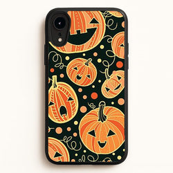 Pumpkin Pattern  -  Phone Case for iPhone XR