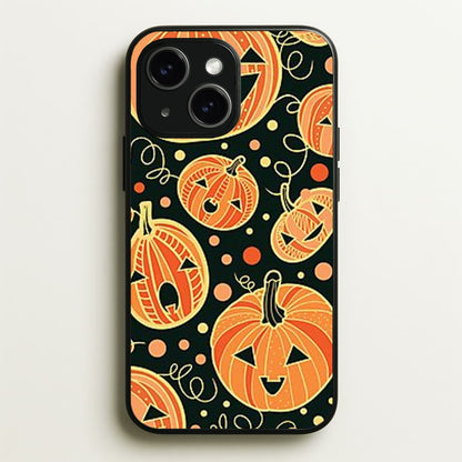 Pumpkin Pattern  -  Phone Case for iPhone 15 Plus