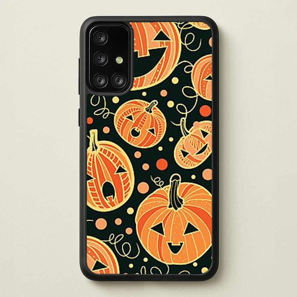 Pumpkin Pattern  -  Phone Case for Galaxy A71